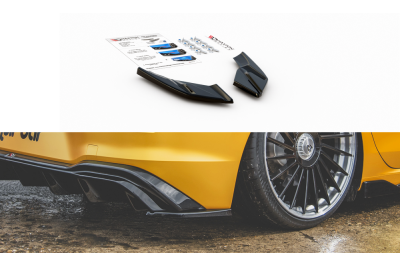 Накладки сплиттеры боковые на задний бампер на VW Golf VIII